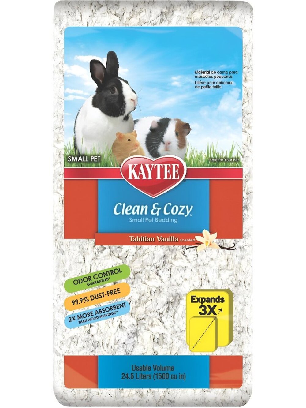 Kaytee Clean & Cozy Tahitian Vanilla Scented Small Animal Bedding 8.2 L